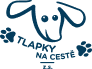 Logo tlapky na cestě